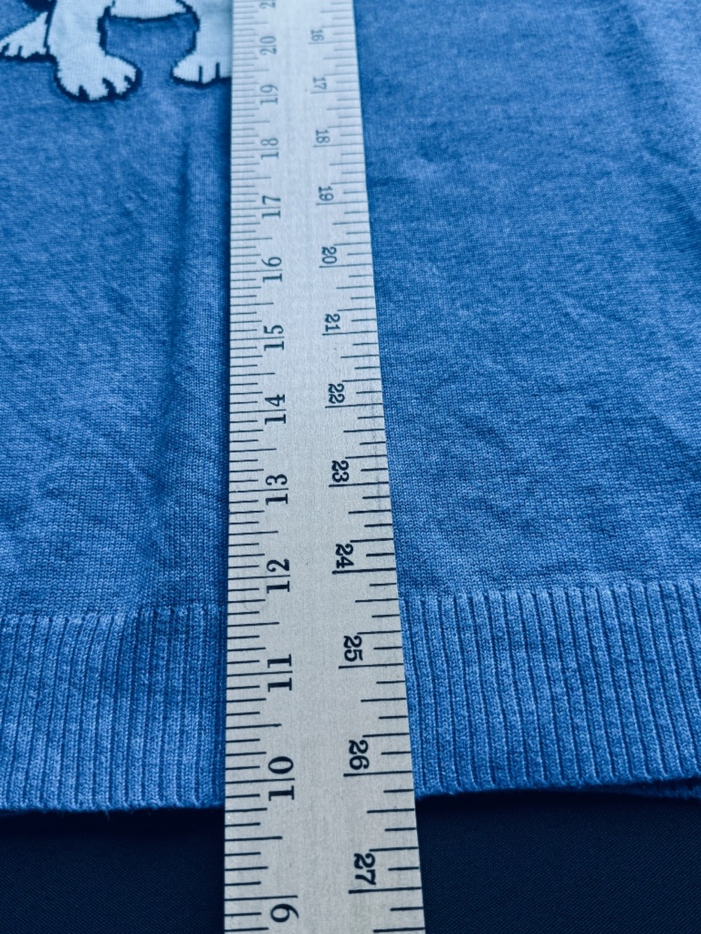 Talbots Crewneck Pullover - Frenchie dog Size 3X in EUC - Picture 6 of 7